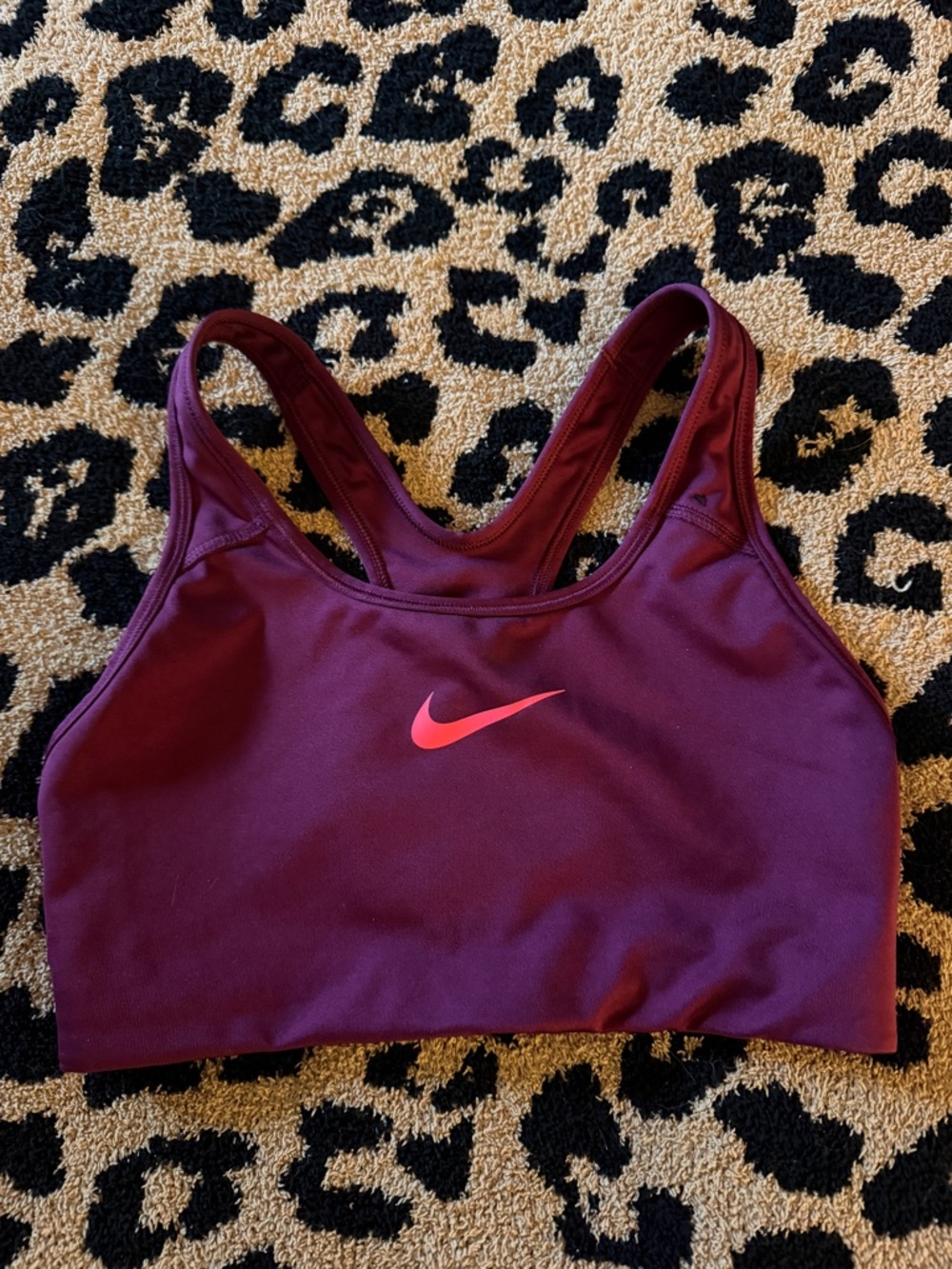 Nike Sports Bra with Pink Swoosh